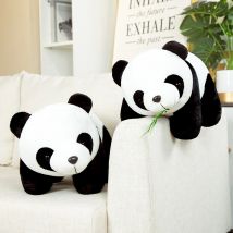 20cm śliczne dziecko bambusowy miś panda pluszowe wypchane zwierzę lalka Cartoon Kawaii lalki świąteczne prezenty
