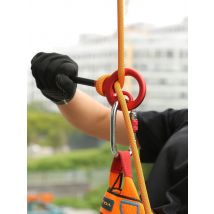 Xinda 9-Shape Rigging Descender Rock Climbing Carabine Aluminum Figure Belay Device Abseiling Hoverable Downhill Equipment