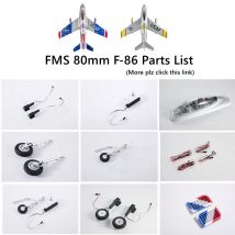 Fms 80mm f86 F-86 edf Kanal ventilator Jet Teile einfahren Fahrwerk Set System Motor esc rc Flugzeug Modellflug zeug Flugzeug Avion