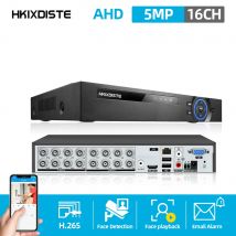 16 Channel AHD DVR 5MP 16CH AHD/CVI/TVI DVR 5MP CCTV Video Recorder Hybrid DVR NVR HVR 6 in 1 CCTV Security System