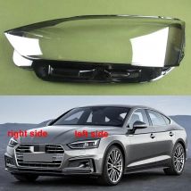 For Audi A5 2017-2020 2021 Headlamp Transparent Cover Lamp Shade Headlight Shell Lens Plexiglass Replace Original Lampshade