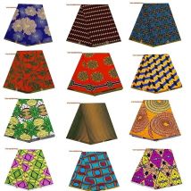 Ankara Afrikanische Drucke Batik Pagne Echtwachsstoff Afrika Nähen Hochzeitskleid Bastelmaterial 100 % Polyester Tissu A-5