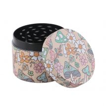 2" Floral Mushroom Herb Grinder
