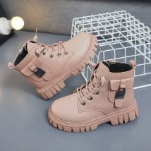 Neue Winter Kinder Schnees chuh Kinder Mode Schuhe wasserdichten Stoff rutsch feste Mädchen Baumwolle Schuhe Junge Schneeschuhe warme Outdoor-Stiefel