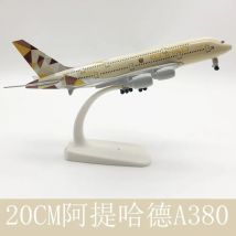 A380 Etihad Airways A380 Airplane Model Aircraft Toy Alloy Diecast Model Aircraft Plane Model for Home Decor Collection