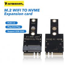 M.2 WiFi zu NVME Erweiterungskarte PCIE 3.0 X4 M.2 NGFF SSD Konverter für Mini PC/Laptop