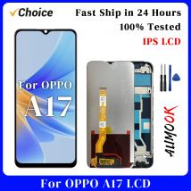 A17 IPS LCD for OPPO A17 LCD Display Touch Screen Digiziter Assembly pantalla For Oppo a17 CPH2477 With Frame LCD Display