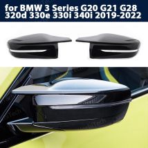 G30 G38 Nero Brillante Ala Laterale Tappi di copertura Dello Specchio Retrovisore Per BMW 3 4 5 7 Serie G20 G21 G28 G22 G11 G12 M4 stile LHD RHD