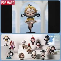 POP MART SKULLPANDA imagen de la serie de realidad caja aleatoria ciega de moda juguetes caja misteriosa bolsa de adivinación figura de acción regalo sorpresa