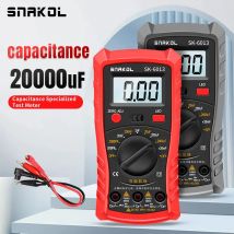 SK-6013 Professionelles digitales Kapazitätsmessgerät, 20.000 uF, Kondensatortester mit 1999 Zählungen, Reparatur-Elektriker-Multimeter