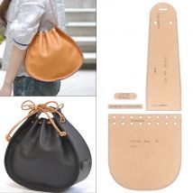 1Set of Kraft Paper Quilting Template, Non-Finished Leather Shoulder Bag/Clutch Design Paper Pattern Mold for Manual Crafting