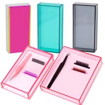 Wimpern Lagerung Box Wimpern Verlängerung Magnetische Platte Multifunktionale Falsche Wimpern Make-Up Organizer Acryl Palette Wimpern Halter
