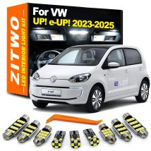 ZITWO 7Pcs Canbus For VW Volkswagen UP! e-UP! 2012- 2020 2021 2022 2023 2024 2025 Car Bulbs Interior Trunk Map Reading Light Kit