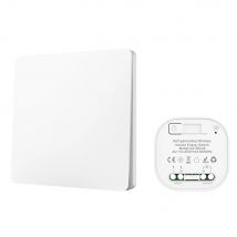 Lunzo RF 433 Self-generating Wireless switch  1 gang No Battery Required Self-Powered Waterproof Remote Control Light Swit