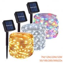50-300LEDs Solar String Fairy Lichter LED Lichter Im Freien Wasserdichte Lampen Geburtstag Girlande Für Urlaub Party Hochzeit Dekoration
