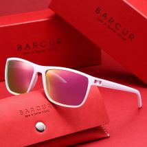BARCUR Damen-Sonnenbrille, TAC und PC, UV400-starker Sonnenschutz, wird mit einer Geschenkbox geliefert, extrem stilvoll für Urlaub und Fahren