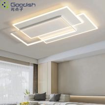 Moderne Nordische LED-Deckenleuchte Quadratische Minimalistische Lampen für Küche Wohn- und Esszimmer Kunst Heimdekoration Kronleuchter