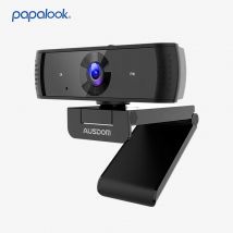 AUSDOM AW651S 2K FHD Autofocus Computer Webcam 30FPS USB Web Camera con microfono e copertura privacy Streamcam per PC portatile