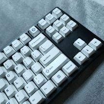 AIFEI stile minimalista bianco nero Keycap PBT sublimazione termica Cherry Profile tastiera meccanica MX Switch Keycaps per Gmk67