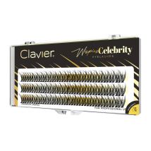 Clavier Wispies Celebrity Cluster Ciglia Ciglia Auto- Innesto Fai da Te 3 File Ciglia di Visone Finte Ciglia Easy-to-wear Morbide Naturali