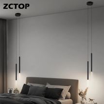 Nuove lampade a sospensione a LED minimaliste nordiche ristorante cucina sala da pranzo Bar Decor lampadari Led camera da letto lampade da comodino