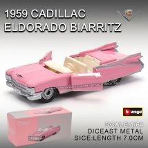 Bburago 1959 CADILLAC Lamborghini Porsche Benz BMW Volkswagen Maßstab Automodell Replika-Sammlung Kinder Weihnachtsgeschenk Spielzeug für Jungen
