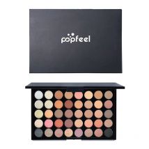 POPFEEL 40 colori Eyeshadow Palette Long Lasting Easy Makeup Brown Eyeshadow Palette, Pink Eyeshadow Palette