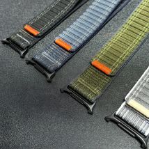 Sport gewebtes Nylon-Schlaufenband für Samsung Galaxy Watch Ultra 47 mm Armband Armband Armband Ersatzzubehör