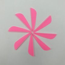50pcs Arrow Feather plastic Vans plumage 1.75 inch For Arrow Archery DIY Fletching Arrow Vanes can be matched by yourslef