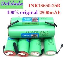 Deve - Acquista una batteria al litio originale ad alta energia per il fai da te! Batteria originale 18650 3,6 V 2500 mAh INR 25R 20 A, compatibile con piscina