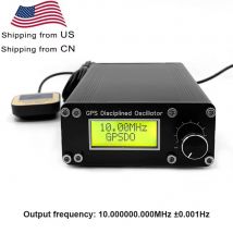 GPSDO 10 MHz Frequenz Signalquelle Positionierungssystem Rechteckwelle GPS Disziplinierter Oszillator mit LCD-Display