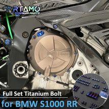 RTAMO Schrauben aus Titanlegierung, Schwinge, Mutter, Spoiler, Motor, Kurbelgehäuseabdeckung, vordere Pedalschraube für BMW S1000RR 2021–2023, Modifikation
