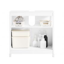 SoBuy FRG128 lavabo sotto armadio mobili da bagno armadio da bagno con cuscino per i piedi Sotto l'armadio BHT vanity circa 60x61x30 cm