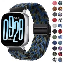 Geflochtenes Magnetarmband für Redmi Watch 5 Active, Nylon-Ersatzband für Redmi Watch 5 Lite, Armband-Zubehör 22mm 20mm