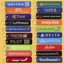 Pilot Schlüsselanhänger bestickte Schlüsselanhänger Flug Schlüsselanhänger Auto Motorräder Schlüsselanhänger Halter Chaveiro Modeschmuck Luftfahrt Geschenke