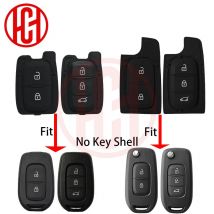 1/10 teile/los 2/3 Tasten Smart Remote Auto Schlüssel Shell Fall Für Renault Megane III Dacia Duster Kadjar captur Symbol