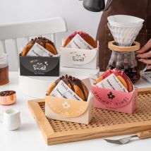 Kuchen rolle Geschenk papier Box Backen Brot Papier fach Sandwich Verpackung Rad beutel