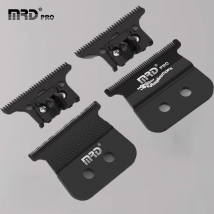 MRD Pro Herren-Profi-Haarschneidemaschine, Original-Hornschneider, Trimmer, verblasste Klinge, festes Messer, bewegliches Messer, Pick-Messer-Zubehör