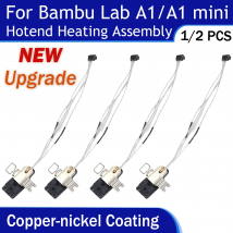 Versione 2.0 Montaggio Gruppo Riscaldamento Per Bambu Lab A1 A1 MINI Hotend Rame Nichelato assemblaggio nuovo aggiornamento parti della stampante 3d