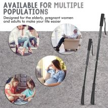 Teleskop langer Griff für Senioren Schuh horn flexible tragbare faltbare Metall Schuh horn profession elles Zubehör Schuh heber