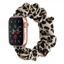 Elastische Scrunchie-Armbänder für Apple Watch Ultra 2 3, 38/40/41/42/44/45/46/49 mm, Nylon-Uhrenarmband für iWatch Serie 11 10 9 8 7