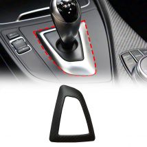 For BMW F20 F21 F22 F23 F30 F31 F34 F35 F32 F33 F36 M2 F87 Real Carbon Fiber Car Gear Shift Gear Panel Trim Cover Base
