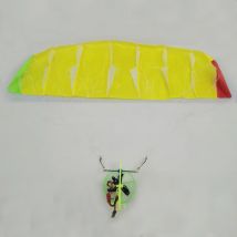 Fernbedienung Elektrische Gleitschirm 81CM Mini Fallschirm Innen Kunstflug Motorschirm Einzelnen Servo Paragliding Kit 3D Gedruckt