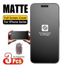 3 SZTUKI Matowej Folii Ochronnej na Ekran iPhone 17 Pro Max 15 14 16 11 12 13 Mini XR X Xs 7 8 Plus 17 Air Szkło Hartowane