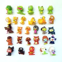 40Pcs/lot Genuine Anime Trash Ugly Dog Garbege Evil Animal Figure Grossery Rotten Bin Monster Model Collection Toy for Young