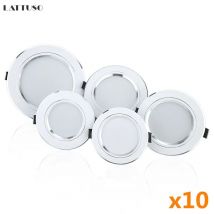 10 teile/los LED Downlight 5 W 9 W 12 W 15 W 18 W Einbau Runde Led-deckenleuchte AC 220 V-240 V Innen Beleuchtung Warm Weiß Kalt Weiß