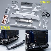 1:14 RC Spielzeug Lkw 770S XT Untere Stoßstange Teile Für Tamiya 1/14 RC Traktor Lkw Geeignet Für SCANIA 770S 4x2 6x4 8x4 Zubehör