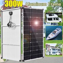 300w 150w 12v panel solar marco de aluminio ligero sistema de panel fotovoltaico para el hogar balcón camper RV yate marino viajes 1000w almacén de la UE envío DHL