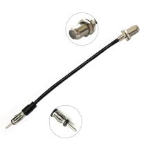 DAB Autoradio-Stereo-Antennenadapter DIN-Buchse auf F-Buchse TV-Antennenverlängerungskabel Draht 10 cm