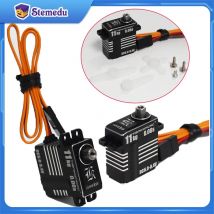 Micro 8.4V 0.06S 11KG Mini Full Metal Digital Coreless HV Programmable Servo 180/270/360 Degree Steel Gear For Arduino RC Cars